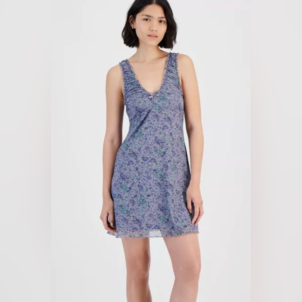 HIPPIE ROSE JUNIORS BLUE DRESS - Size L - NWT
